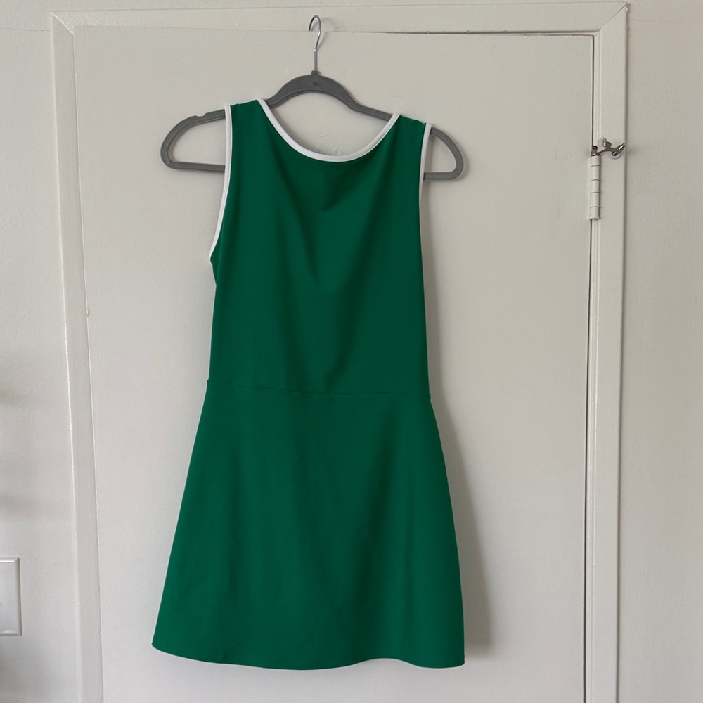 NWT Green YPB Active Skort/Athletic dress with low back